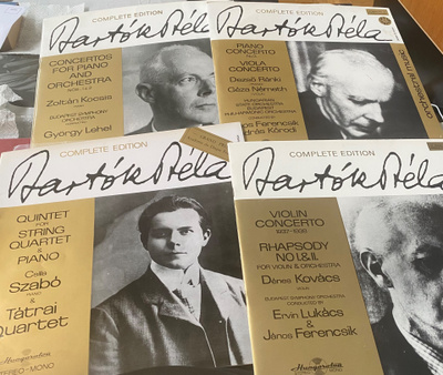Bela Bartok: Complete Edition, 4 LP:tä