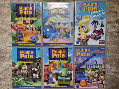 Puuha Pete -DVD:t 6 kpl