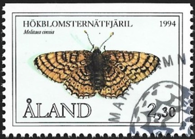Åland 1994 ÅV 2 Perhosia 2,30 mk EP leima LaPe 082