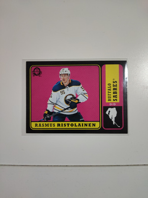 2018-19 O-Pee-Chee Retro Black #139 Rasmus Ristolainen /100