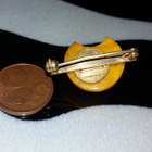 Vintage Baltic Amber EGG YOLK Meripihka kuu solki - pikkukuva 3