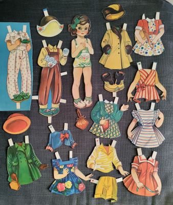Paperinukke Kristiina 1950-luku