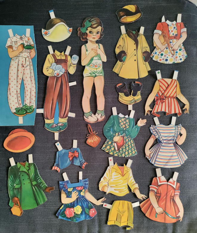 Paperinukke Kristiina 1950-luku