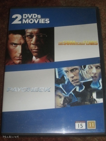 PELOISTA PAHIN & PAYCHECK - 2DVD - Ben Affleck
