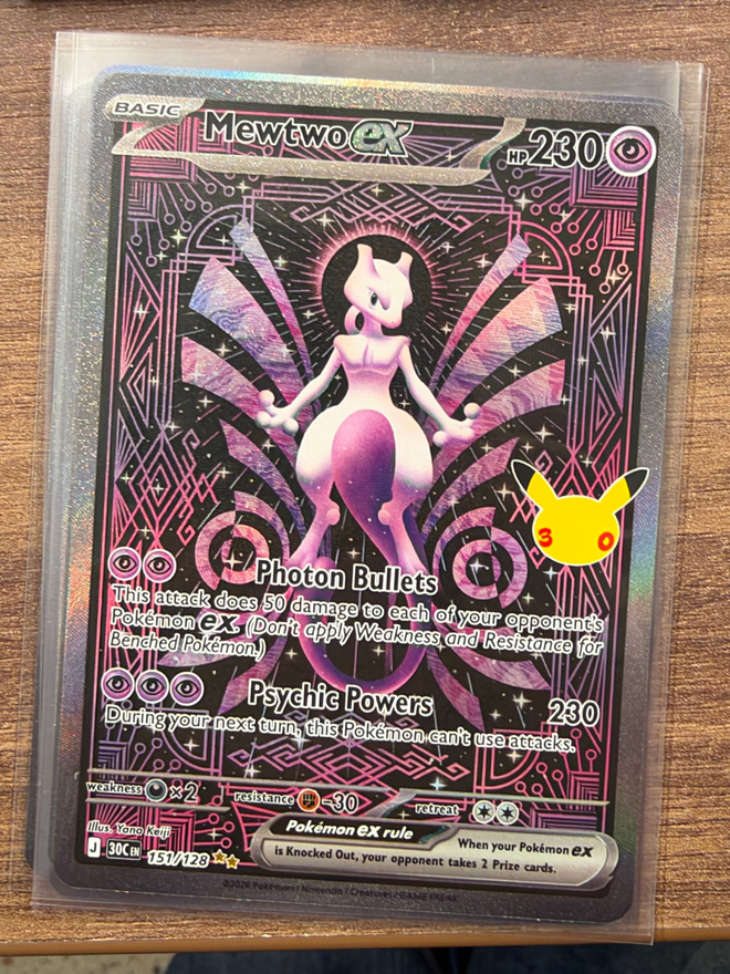 Pokemon Mewtwo ex (30C 151)