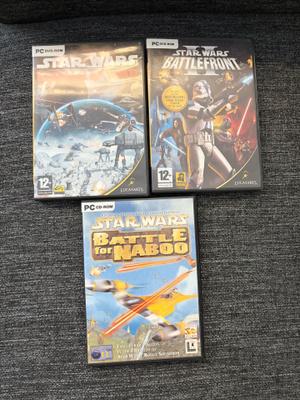 3kpl Star Wars PC-pelejä
