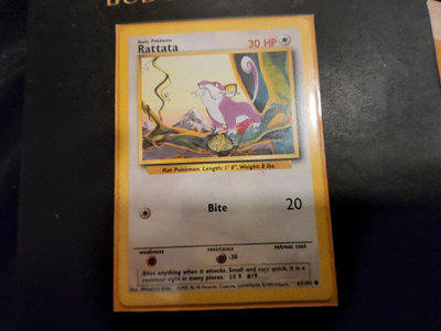 Rattata 61/102 Base Set 1 card, common
