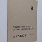 Österbottens svenska lantbrukssällskap årsbok 1975 - pikkukuva 1