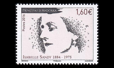 Andorra Fr 809 ** Kirjailija Isabelle Sandy (2016)