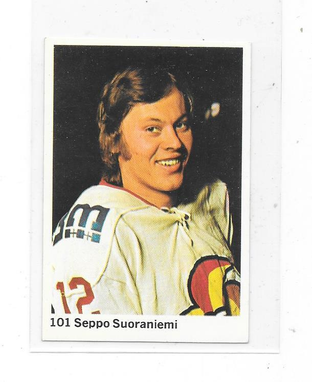 1974-75 SWE Mästar Serie #101 Seppo Suoraniemi , Jokerit