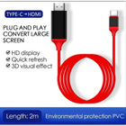 4K 1080P USB C - HDMI-sovitinkaapeli / 60Hz - pikkukuva 1