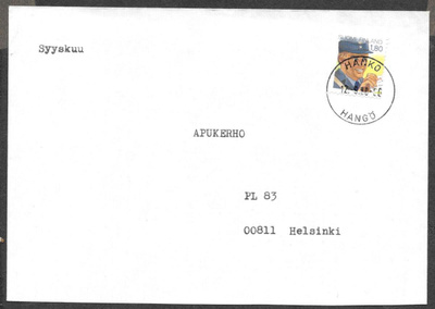 Postilähetys - Alennusm. (LAPE 1039) Hanko 12.9.1988