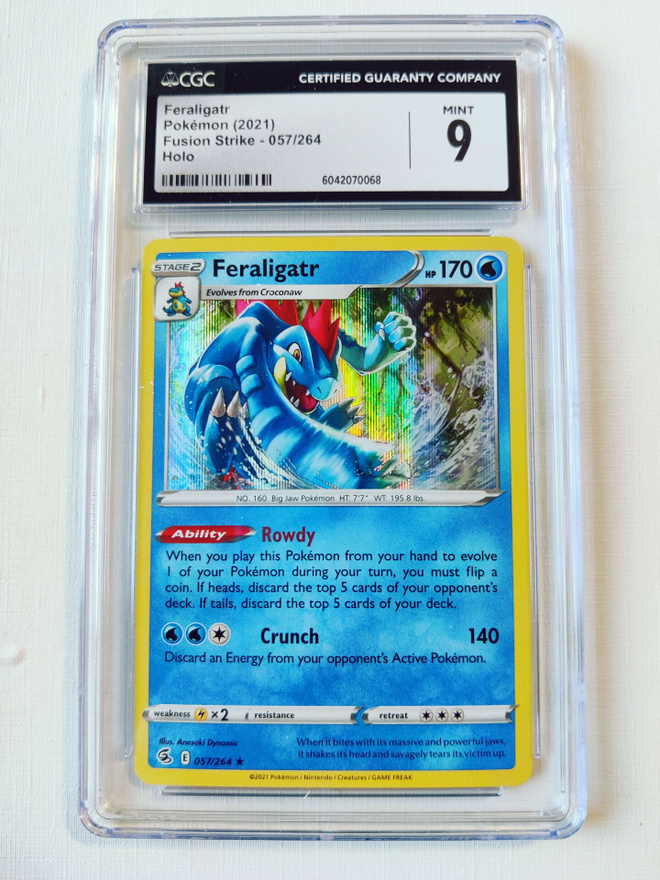 Feraligatr Fusion Strike 057/264 CGC 9