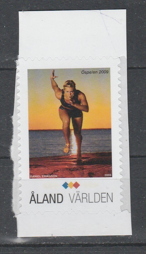 Ahvenanmaa v 2009 OMAKUVAPOSTIMERKKI , postituore