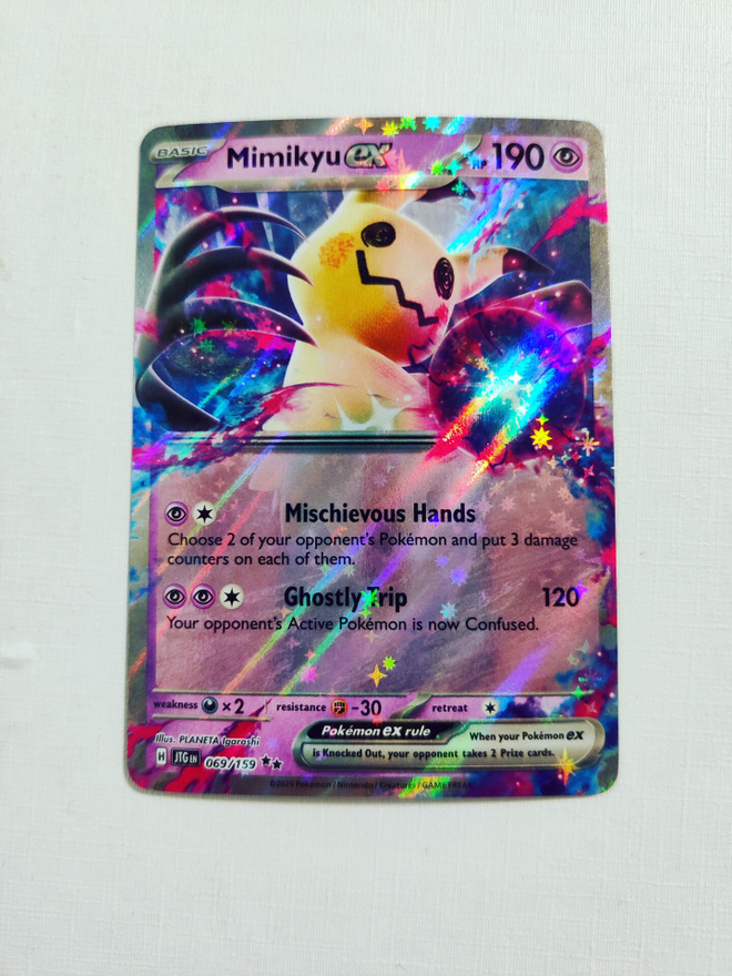 Mimikyu EX Journey Together Holo Card 69/159 Double Rare