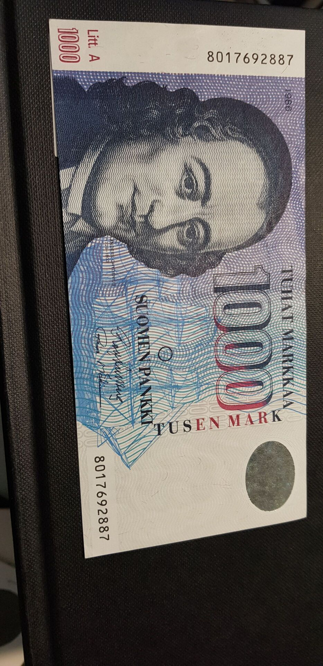 1000 mk 1986 litt A    kul-mäk   kl 7-8