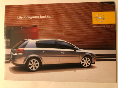 Myyntiesite - Opel Signum - 2003