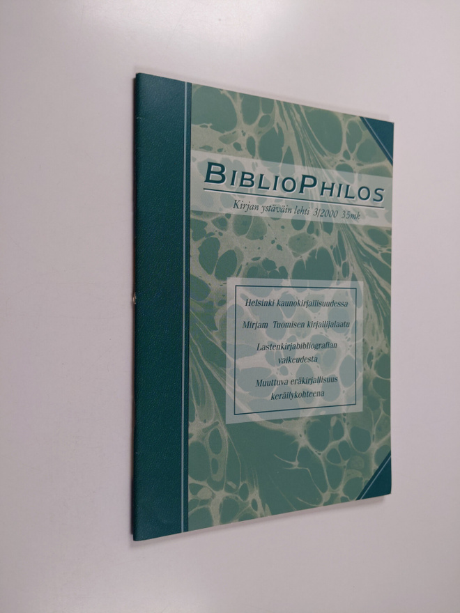 BiblioPhilos - Kirjan ystäväin lehti 3/2000