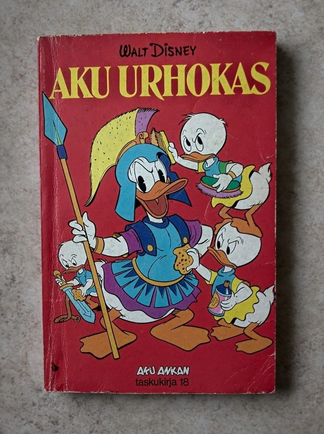 Aku Ankan taskukirja 18 - Aku urhokas, 1.p.