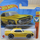 Chevrolet Copo Camaro HT 2 door Yellow 1969 Hot Wheels 1:64 - pikkukuva 1