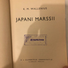 K.M.Wallenius: Japani marssii. 1938. 1.p. - pikkukuva 4