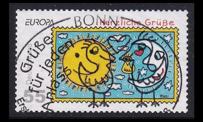 Saksa 2665 o Europa kirje tarramerkki (2008)