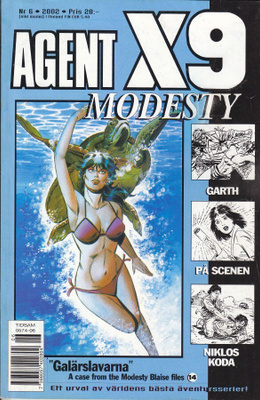 Agent X9 Nr.6/2002 Blaise PåScenen Koda Garth