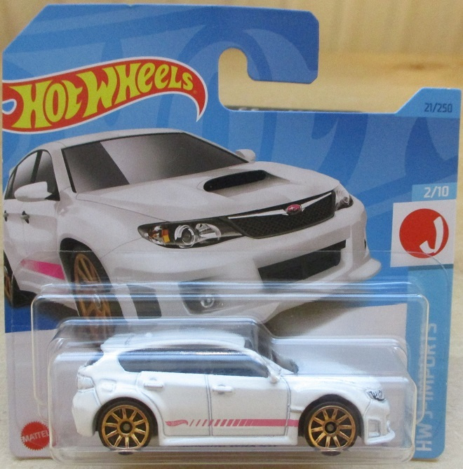 Subaru WRX STI Hatchback 5 Door 2016 White Hot Wheels 1:64