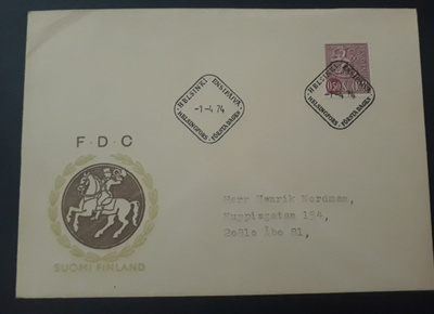 1973  M63 50pen FDC