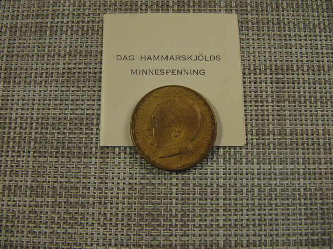 UNEF mitali 1905-1961 Dag.H.A.C. Hammarskjöld