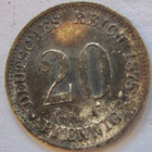 Saksa 20 pfennig 1875 - pikkukuva 2