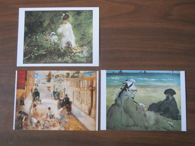 Édouard Manet: kolme taidekorttia