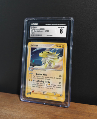 CGC 8 Jolteon #6 Holo, Pokemon Sandstorm
