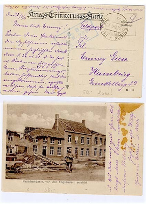 Saksa 1916 kp-kortti - propakanda