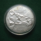 100 mk hopea juhlaraha Ateneum - 1989 - pikkukuva 2