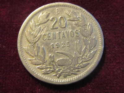 20 centavos 1925 Chile
