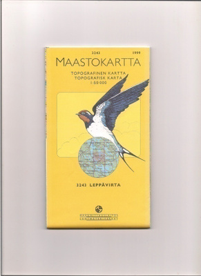 Maastokartta 1:50 000 Leppävirta