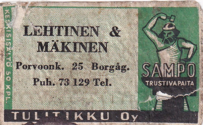 Lehtinen & Mäkinen. Porvoonk. 25    6/2
