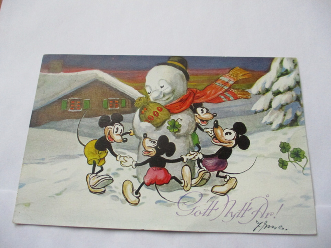 Disney Gott Nytt ÅR ! pvl R-P s/s Raumolla mennyt - 1932
