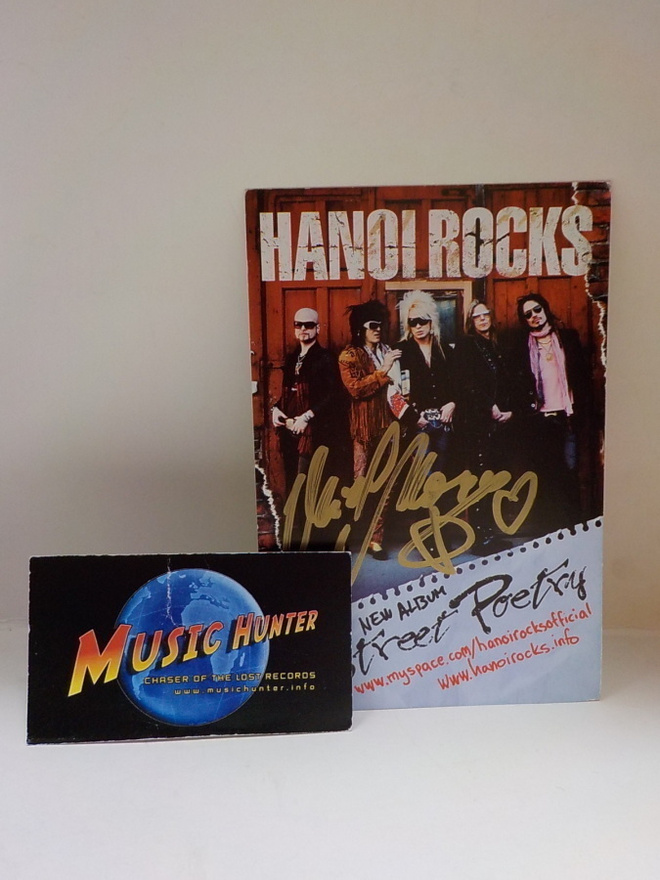 HANOI ROCKS - STREET POETRY PROMOKORTTI MICHAELIN NIMMARILLA