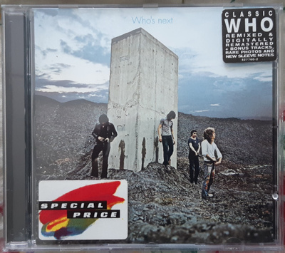 The Who: Who's Next, 1995 CD Remixed & Digitally Remastered