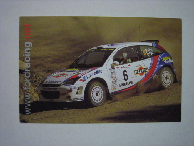 Ford rallikortti 19 B: Ford Focus / Carlos Sainz