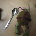 Turtles hahmo n.15 cm 2000 violetti huivinen ninja - pikkukuva 2