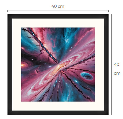 Uusi galaxi Sci-Fi Science Fiction art print taulu