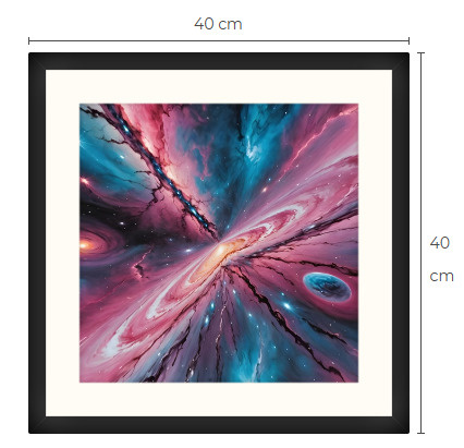 Uusi galaxi Sci-Fi Science Fiction art print taulu