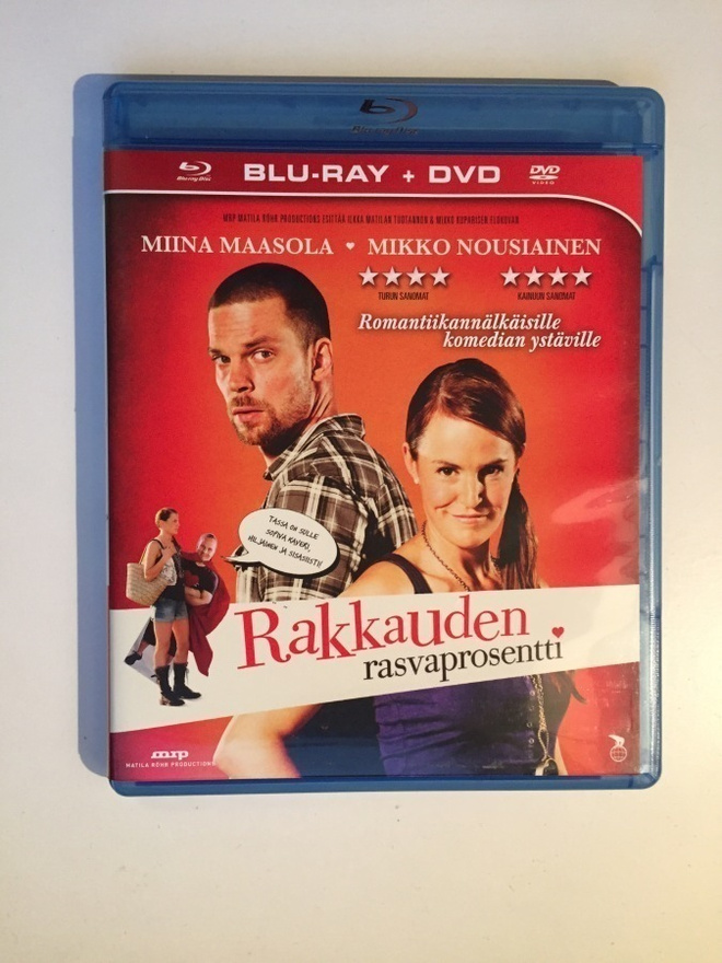 Rakkauden Rasvaprosentti (Blu-ray + DVD) Mikko Nousiainen