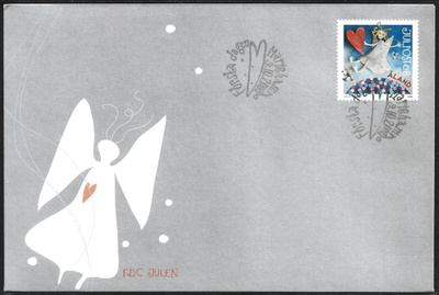 FDC Åland 2008  Joulu  Julpost 08  LaPe ÅL 300