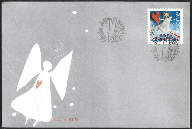 FDC Åland 2008  Joulu  Julpost 08  LaPe ÅL 300