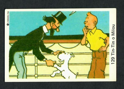 Keräilykuva - Tintin / Tintti ja Milou 129