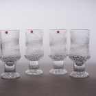 1013. 4kpl Iittala 'Ultima Thule' viinilasi. Tapio Wirkkala. - pikkukuva 1